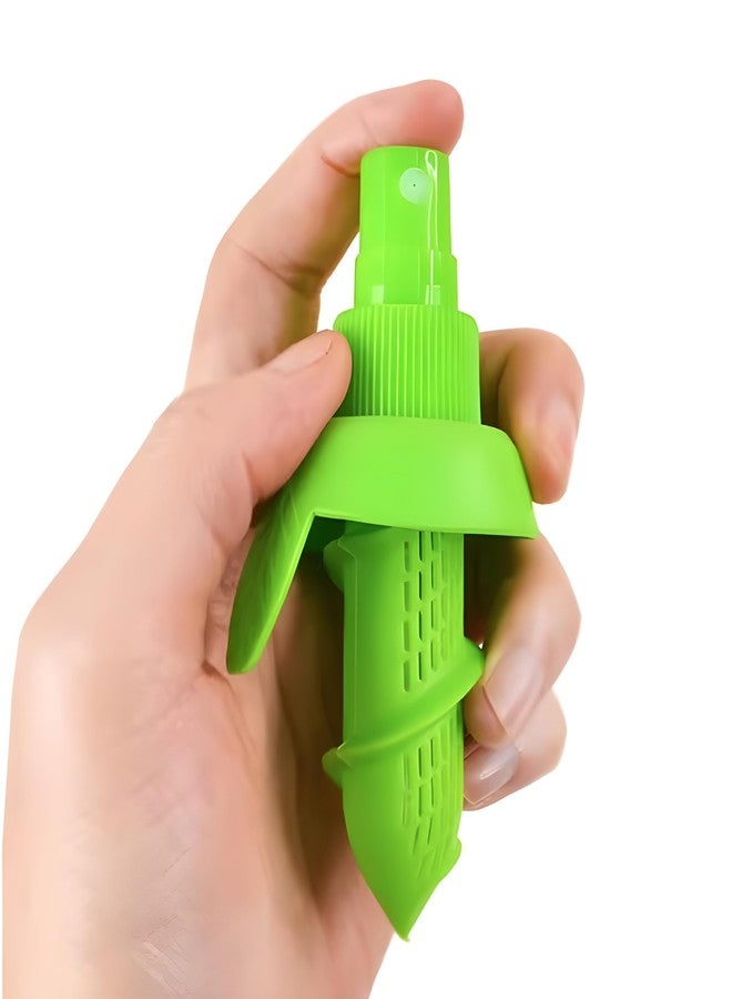 Bexter 3-Piece Citrus Sprayer Set - 2 Lemon & Lime Juice Sprayers with Base Plate - Fresh Fruit Extractor for Salads, Seafood, Veggies & Cocktails (Green) - Image 5